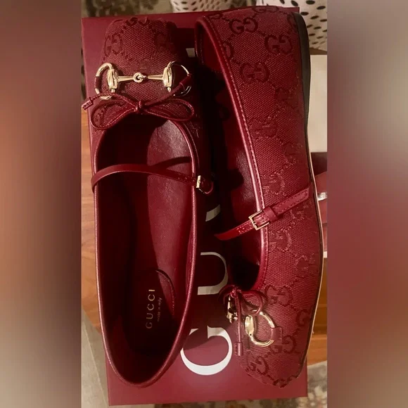 Gucci Horsebit Ballet Flats - Picture 2 of 9